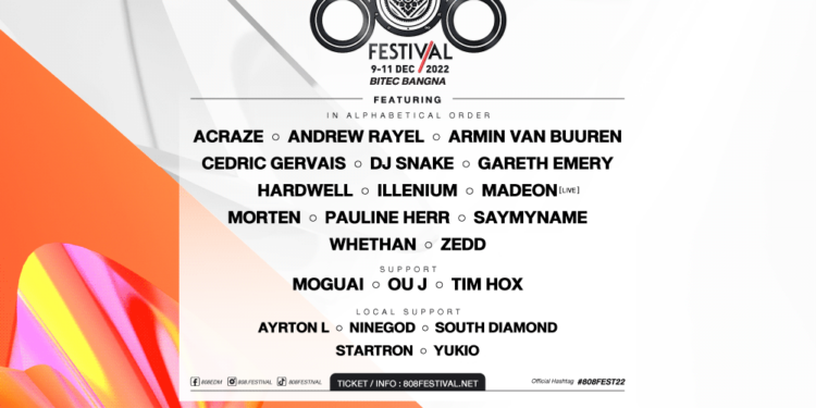 สร้างตำนาน…ได้ทุกการกลับมา 808 Festival 2022 ประกาศ “Sold Out” อย่างเป็นทางการ